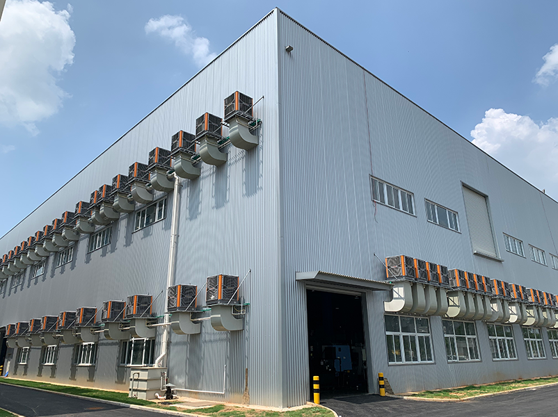 汽車制造廠整體降溫方案