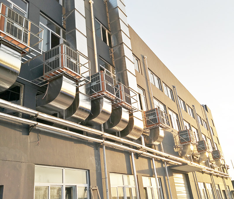 食品廠鹵制油炸車間通風(fēng)降溫案例