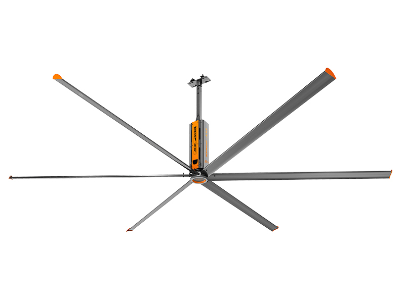 三雄極光照明公司工業(yè)大風(fēng)扇安裝案例