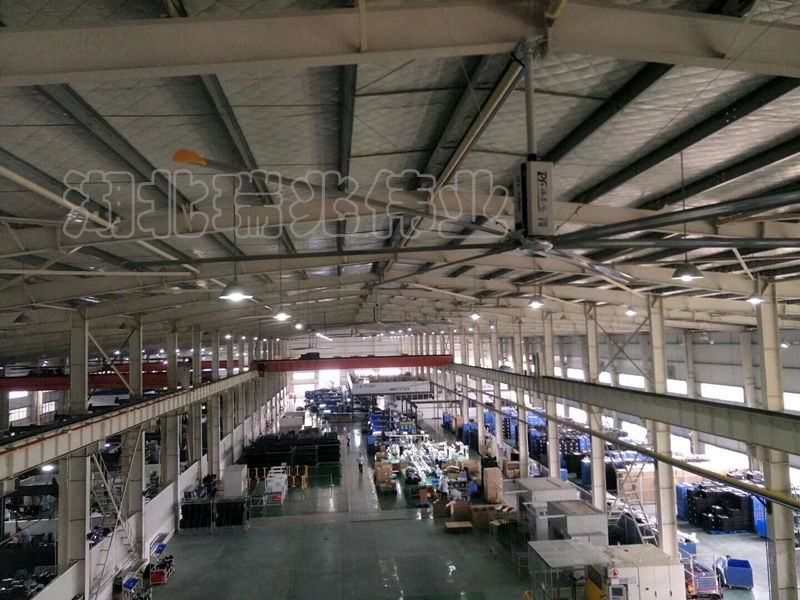 鋼結(jié)構(gòu)廠房通風(fēng)降溫方案,廠房車間通風(fēng)降溫方案,大型工業(yè)風(fēng)扇,物流倉(cāng)儲(chǔ)大風(fēng)扇,工業(yè)大風(fēng)扇,工業(yè)大吊扇,工業(yè)節(jié)能風(fēng)扇